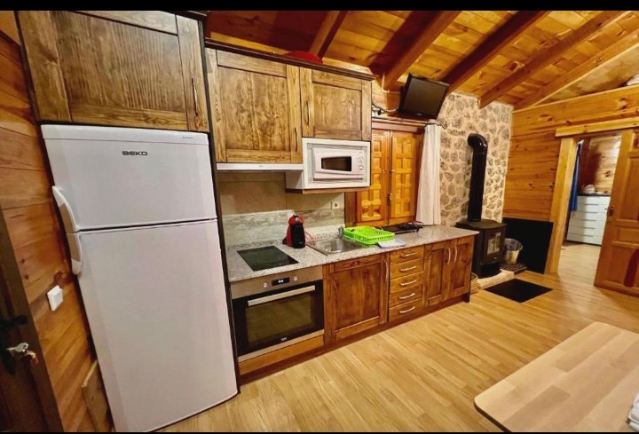 Salón interior de la casa rural