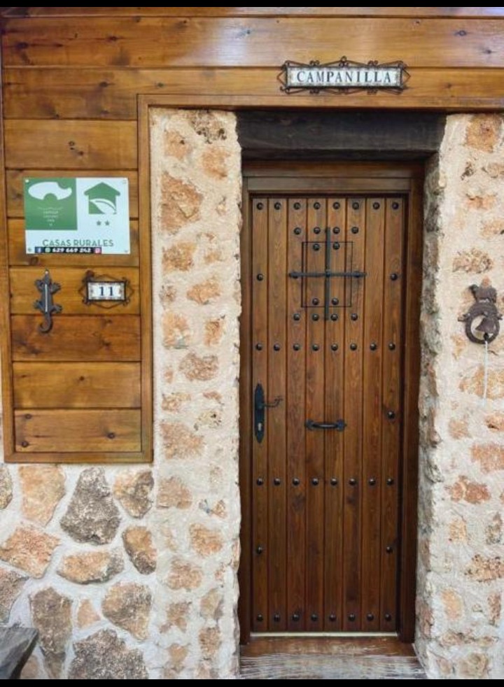 Zona exterior de la cabaña