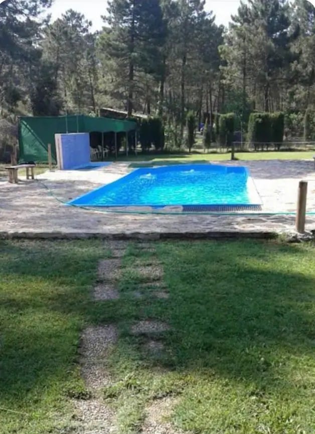 Piscina en verano - detalle